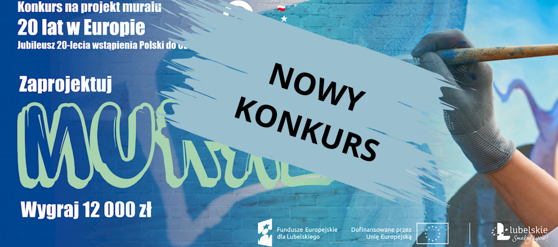 Konkurs na mural upamiętniający 20 lat Polski w Unii Europejskiej